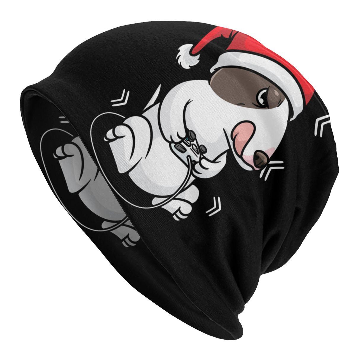 

Английский бультерьер Skullies шапочки женские унисекс зимние теплые объемные шапочки шапка животное домашнее животное щенок вязаная шапка для лыж One Size