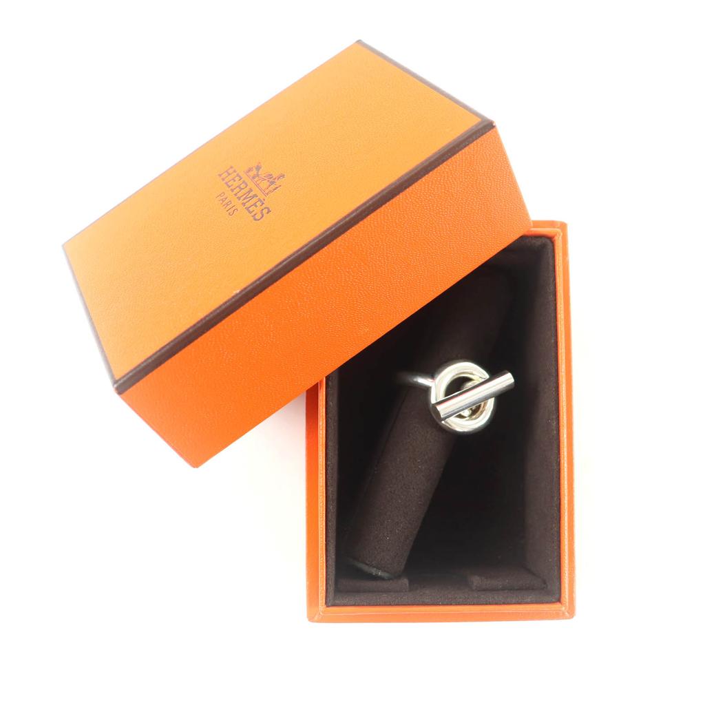 Excellent HERMES Ring Croisette ring Silver AG925 Women Used