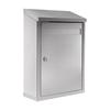 Wall Mounted Mailbox with Lock Multipurpose Case Post Box Key Drop Box for Outside Home Office Customer Center Business Sturdy