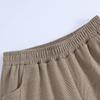 Women's Elastic High-Waisted Velvet-Lined Trousers – Ideal for Middle-Aged and Elderly, Autumn/Winter