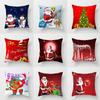 Sváteční vánoční polštář Nordic Christmas Tree Print Polštář Bedside Home Back Cover