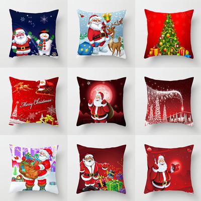 Festliche Weihnachtskissen Nordische Weihnachtsbäume Druck Kissenbezug Nachttisch Zuhause Rückenabdeckung