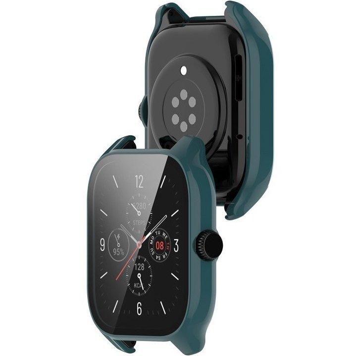 2in1 Case + Tempered Glass for Amazfit GTS 4, Green
