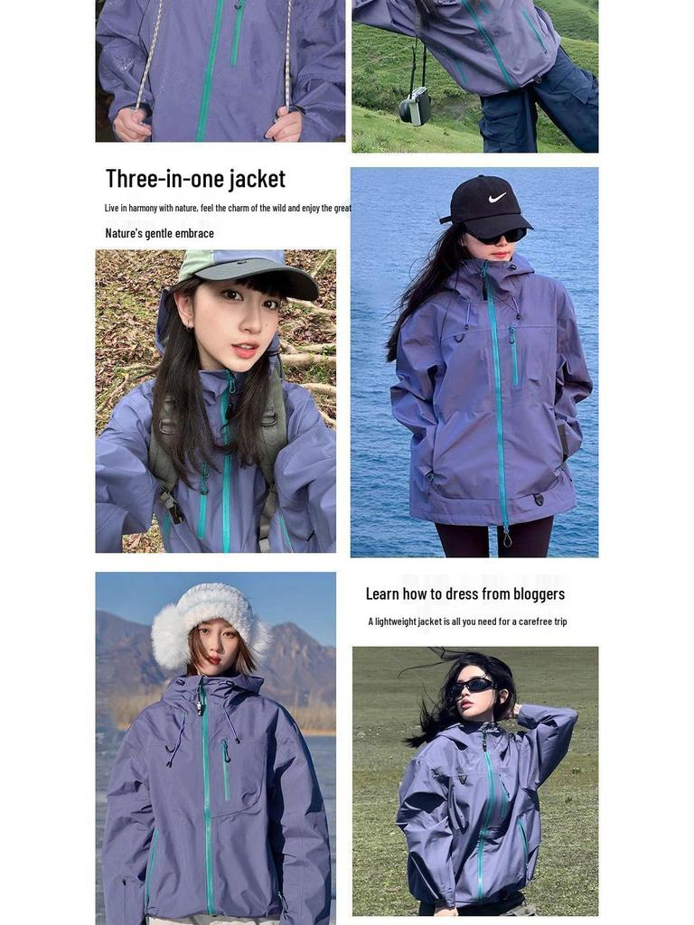 Top-Selling Women's Windproof Waterproof Hiking Jacket – Stylish Spring/Autumn Mountaineering Gear 2025