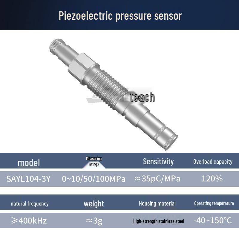 SAYL104-3Y High-Precision Piezoelectric Pressure Sensor for Soil and Air Compressor Applications High Precision Pressure Sensor