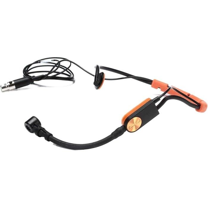 SHURE Fitness Headset Condenser Microphone SM31FH-TQG (Black & Orange) For XLR connection, purchase preamp RK100PK.