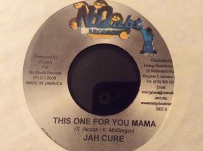 7inch Record JAH CURE / PROPHECY - This One For You Mama / Crisis NONE No Doubt Record 2008 Jamaica Reggae, Ska & Dub Used
