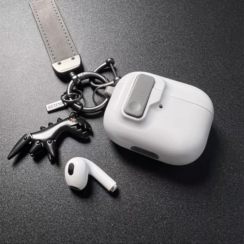 Custodia protettiva per AirPods 4/Pro 2/3 con fibbia