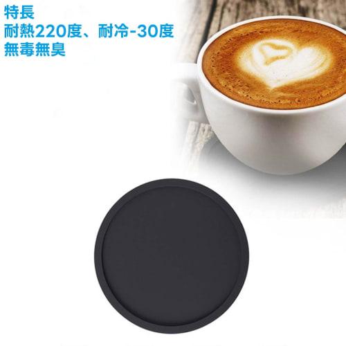 Silicone Coasters, Insulated, Round, Simple, Soft, 10cm, 3-Pack