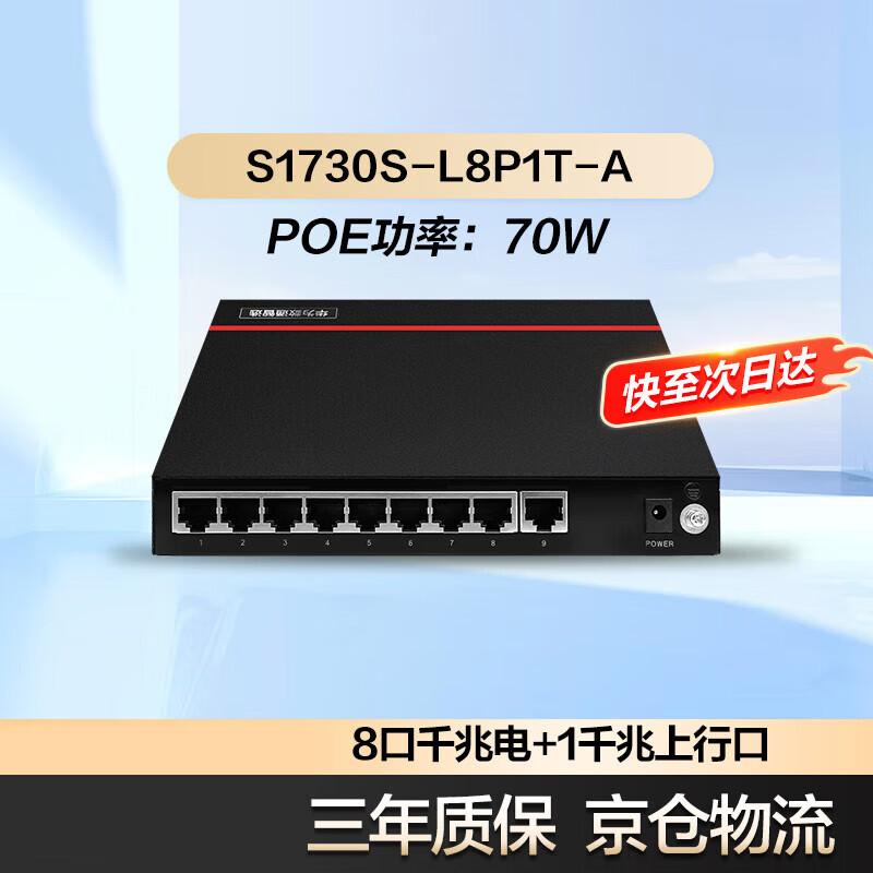 

Huawei Smart 8-Port Gigabit PoE Switch S1730S-L8P1T-A