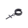 Steel Women Unisex Elegant Fashion Jewelry Cross Clip Earring Non-Piercing Earring Men Ear Cuff
