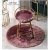 Nordic Plush Round Rug for Bedroom, Chair, and Vanity