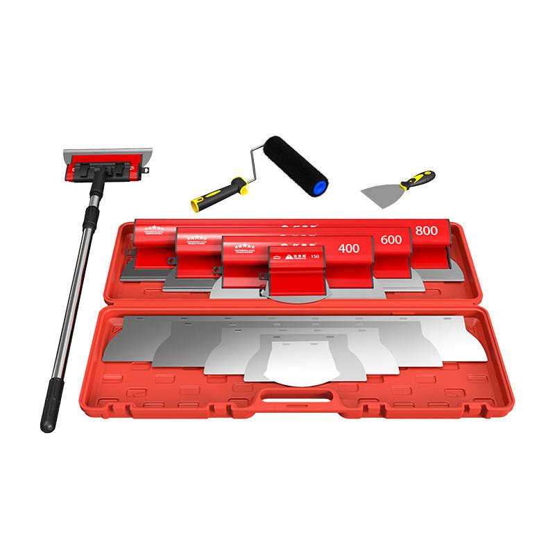 Walls Renovation Scraping Putty Leveling Tool Set Stainless Steel Putty Scraper Enlarged Plastering Scraper Plate