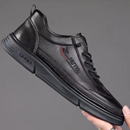 Модные осенние повседневные мужские туфли — фото 5