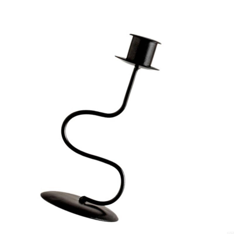 62KD Multipurpose Twisted Iron Holder with Detachable Designs for Easy Storage