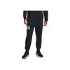 Under Armour Johnson Series Letter Logo Printed Fleece Jogging Training Knit Pants Men Pants Black 1380108-001