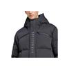 Adidas Sports Lifestyle Series Casual Warm Hooded Down Jacket Men Jacket Black JM4609