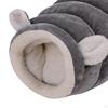 Semi Enclosed Winter Warm Pets Supplies Plush Sleep Kennel Cat Tent Bed Kitten Puppy Indoor Cats