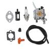 Trimmer Carburetor Replacement 4126 120 0600 Fuel Line Spark Plug and Filter Set for Stihl
