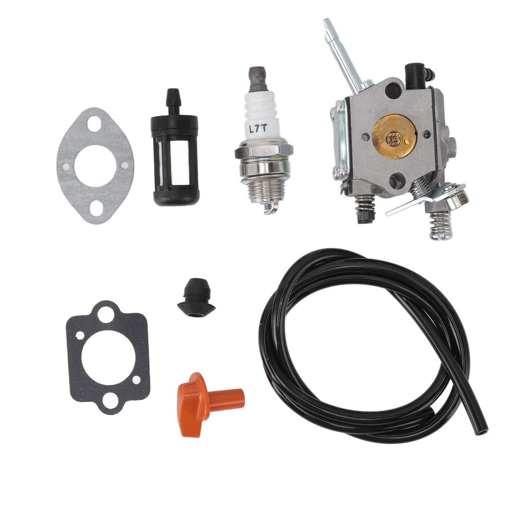 Trimmer Carburetor Replacement 4126 120 0600 Fuel Line Spark Plug and Filter Set for Stihl