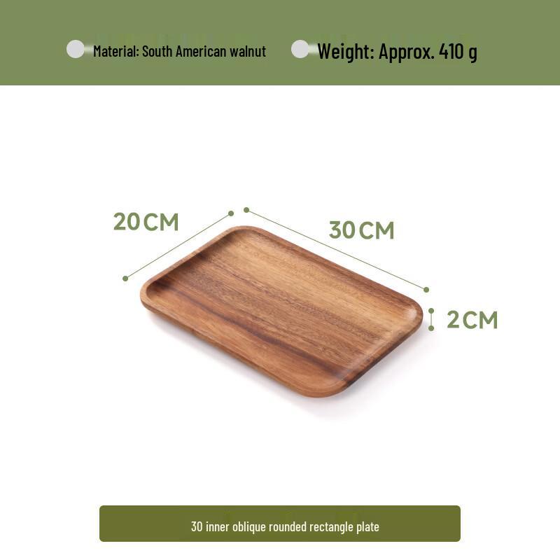 OLOEY Wooden Serving Tray