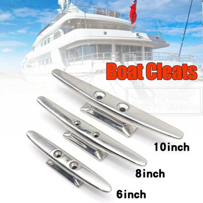 6 Zoll(150 mm)/8 Zoll(200 mm)/10 Zoll(250 mm) Bootszubehör Klampe Außen Schiff Edelstahl Yacht Dock Decks Marine Poller