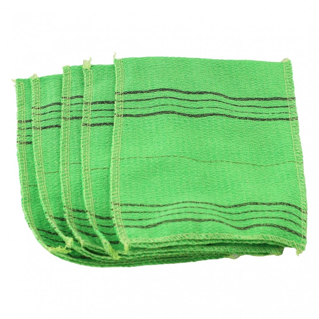 14*18.5cm Towel 5Pcs Asian Body Scrub Exfoliating Korean