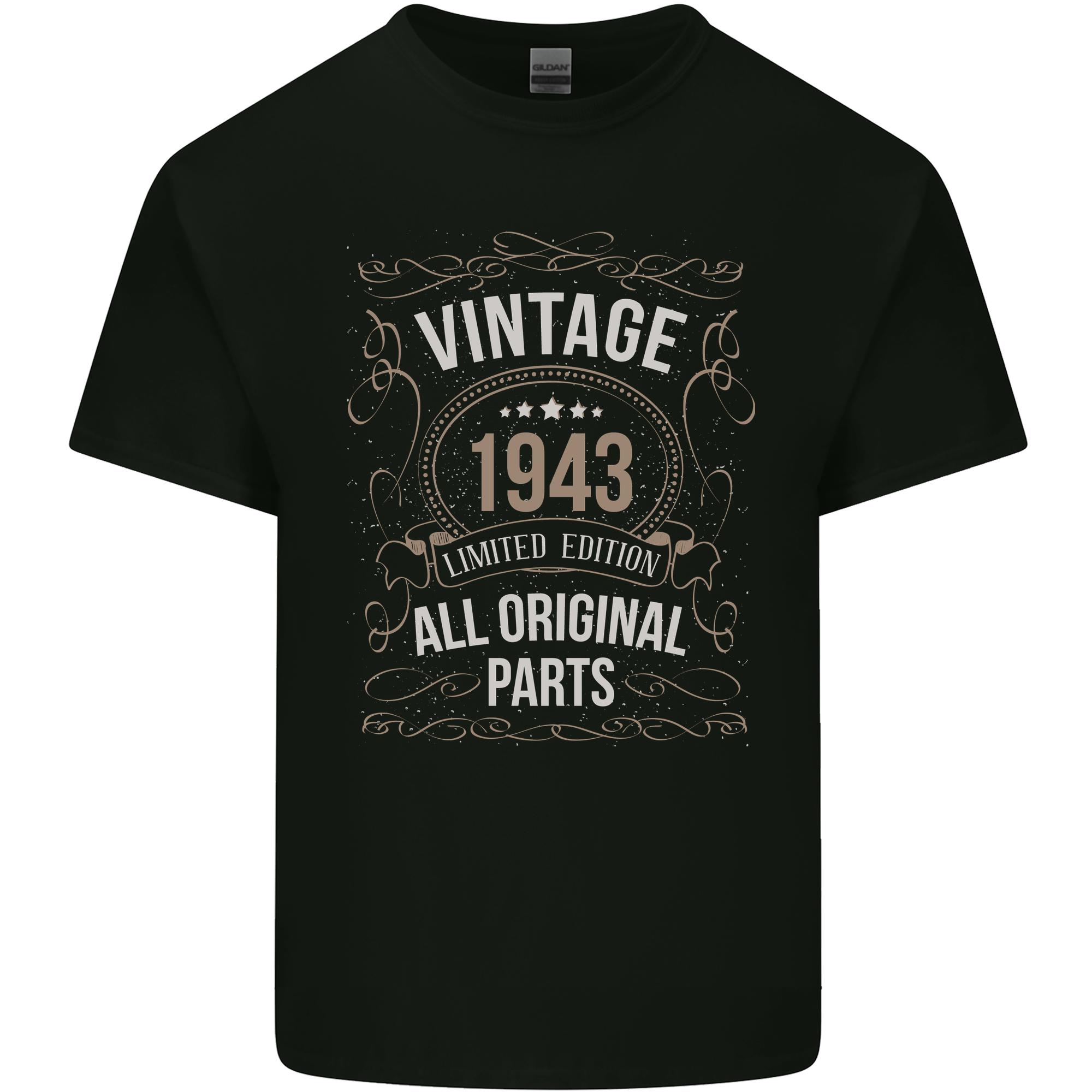 83rd Birthday Limited Edition 1943 Unisexs Light Cotton TShirt S