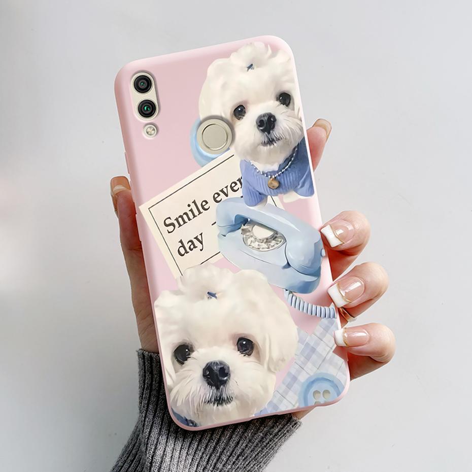 For Huawei Honor 8X Case Honor 8A 8C 8S Cover Cute Rabbit Panda Painted Soft TPU Phone Case For Honor 8A 8C 8S 8X Honor8X Fundas