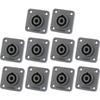 Quality Construction 4 Pole Speakon Female Connectors for Professionals