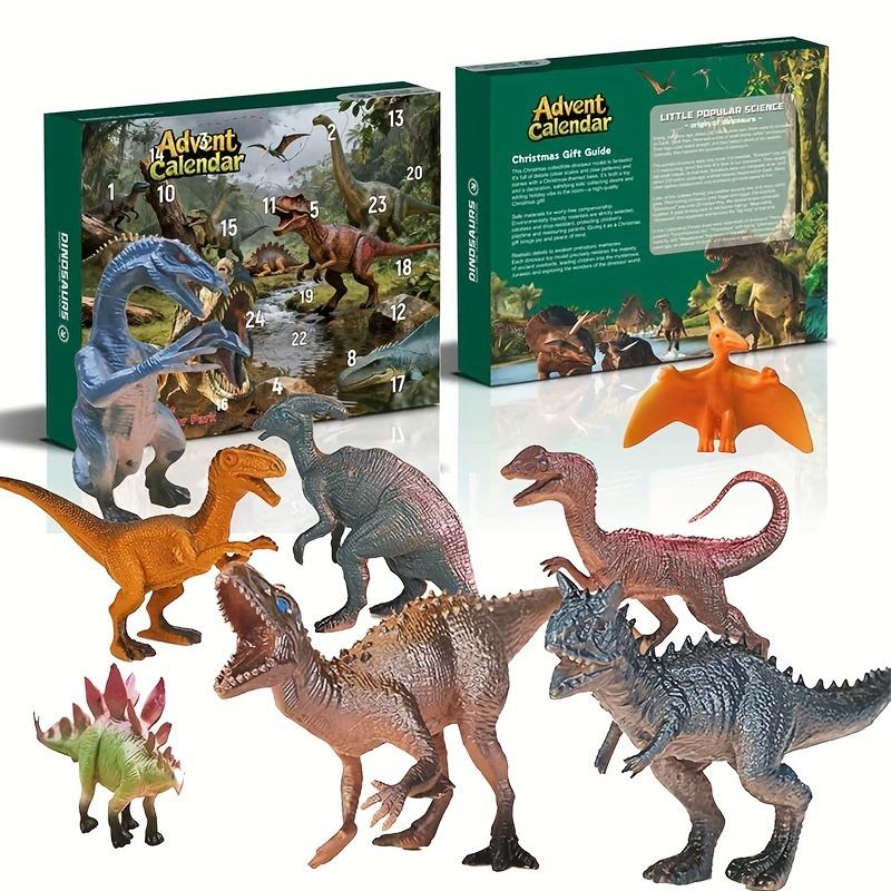 

24pcs/set Dinosaur Christmas Countdown Calendar - 24 Unique Resin Ornaments Blind Box Set Interactive Holiday Gift for Kids other