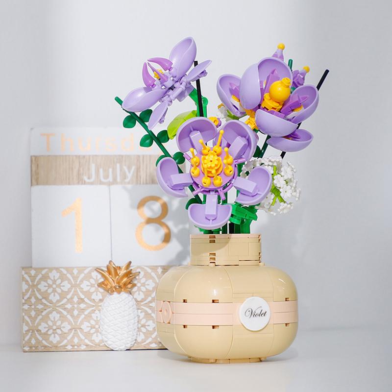 

Строительные блоки Растения в горшках Модели ваз Украшения для дома Розы своими руками Растения подсолнечника Букеты Сборка Игрушки Подарки для друзей