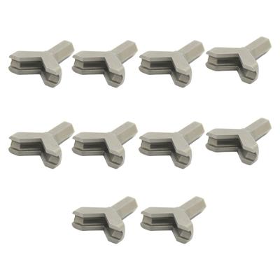 10Pcs Y Shape Cup Hook Installer Wing Nut Driver Bit Mug Hooks for Kitchen Under Cabinet Storage Frame Point Holder