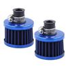 Engine Breather Filter Replacement, 12 Mm Engine Cover Filter with Metal Housing for Breather Line Service and Care