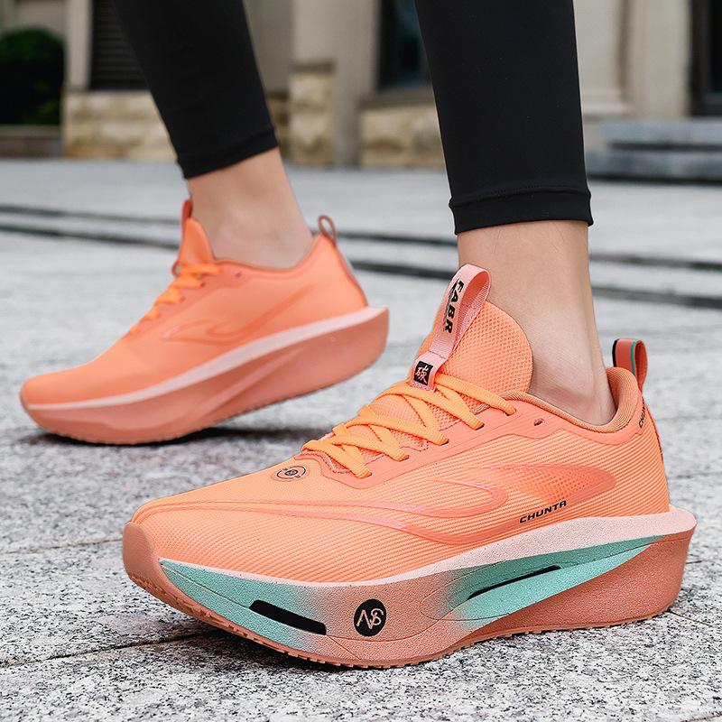 Sports breathable running shoes casual sports shoes racing professional rebound outdoor jogging couple marathon shoes