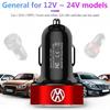 Car Charger Dual USB Ports Super Fast Charging Car Accessories For Volkswagen Golf GTI MK1 MK2 MK3 MK4 MK5 MK6 MK7 MK8