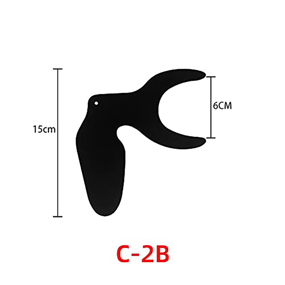 PIORPOY1/6Pc Dental Contraster Intraoral Photographic Autoclavable Palatal Photography Black Background Board Photo Contrast Kit