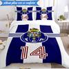 3PCS Fc Space Emblem Printed Soft Bedding Set,Including 1pc Duvet Cover And 2pcs Pillowcases Perfect for Bedroom, Dormitory, Fan gift