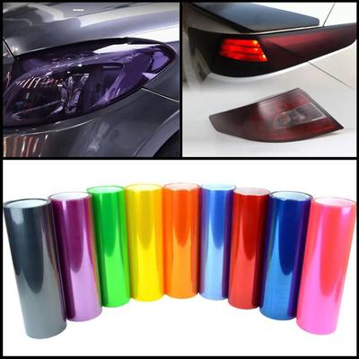 Matt Black Automobiles Car Light Headlight Taillight Tint Vinyl Film Sticker Sheet Fog Rear Lamp