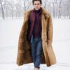 2023 EU/US Autumn/Winter Men's Plush Suit Coat: Warm Integrated Jacket Style