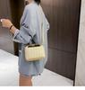 2025 Spring/Summer Women's Trendy Korean Style Straw Woven Crossbody Bag