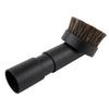 Vacuum Cleaner Round Brush Adapter Black Round Brush Soft Bristles 1 Set