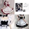 Women's Sexy Sweet Lolita Maid Japanese Cute Dress Cosplay Suit
