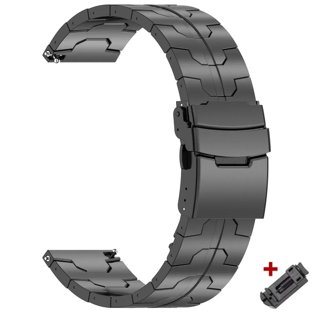 22mm Titanium Strap for Huawei Watch GT5 GT4 46mm Watch 4/4 Pro Band for Amazfit Balance Active 2 Luxury 20mm Watchband Bracelet