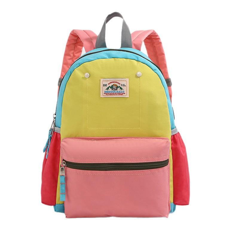 Schultasche Japanische Farbkombination Kinderrucksack Leichtgewicht Kindergarten Jungen und Mädchen Baby Kleiner Rucksack Outdoor Reisen Junge Schultasche