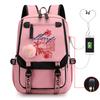 Casual Student School Bag USB Charging Rucksack Zipper Rapper Singer Mochilas Multicolor Option Backpack for Teen Boys Girls