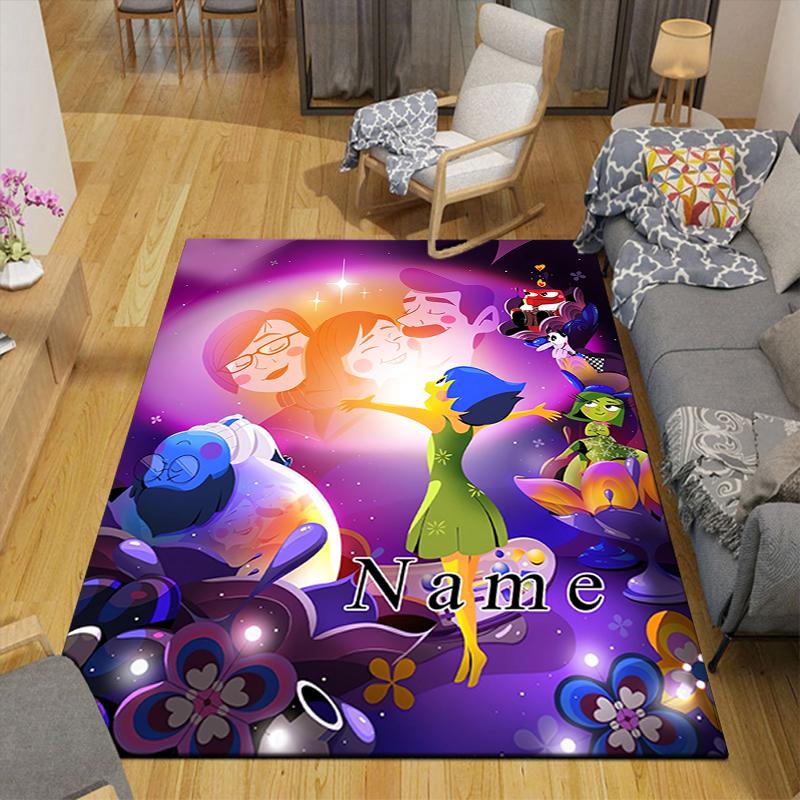 Custom 1Pc Emotions Inside Out Journey Rug Office Carpet Indoor Outdoor Entrance Doormat Nonslip Soft And Comfortable Living Room D91683