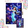 5D Diy Diamond Painting Princess and Flying Carpet Full Drill Rhinestones Mosaic Embroidery Handmade Products Home Decor Gift