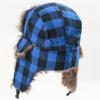 Trapper Russian Plaid Pilot Caps Fur Ear Muff Hats Men Hats Korean Beanies Hats Earflap Caps