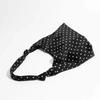 Sweet Polka Dot Tote Bag Spacious Bow Tie Handbag Travel Canvas Shoulder Bag  Daily Use